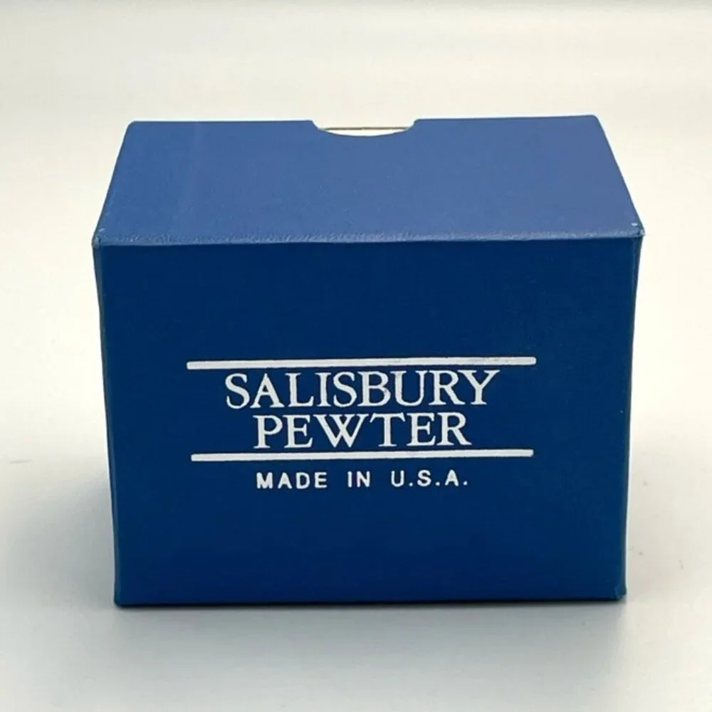 Vtg Salisbury Pewter 1986 JFK Kennedy‎ Half Dollar Coin 2 oz Shot Glass Jigger